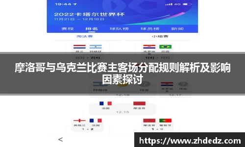 摩洛哥与乌克兰比赛主客场分配规则解析及影响因素探讨