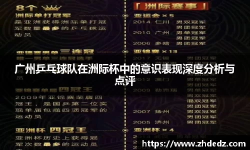 广州乒乓球队在洲际杯中的意识表现深度分析与点评